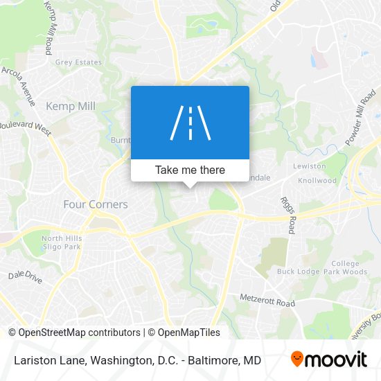 Mapa de Lariston Lane
