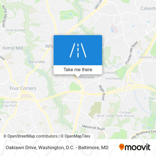 Oaklawn Drive map
