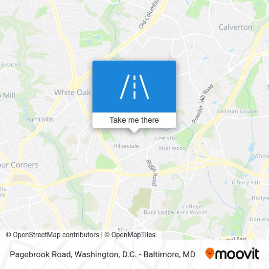 Mapa de Pagebrook Road