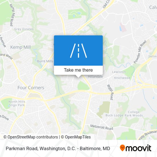 Parkman Road map