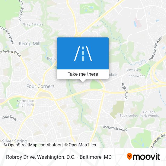 Mapa de Robroy Drive