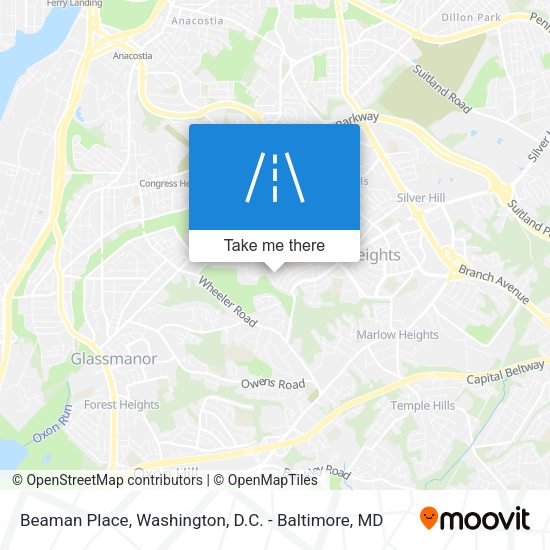 Beaman Place map