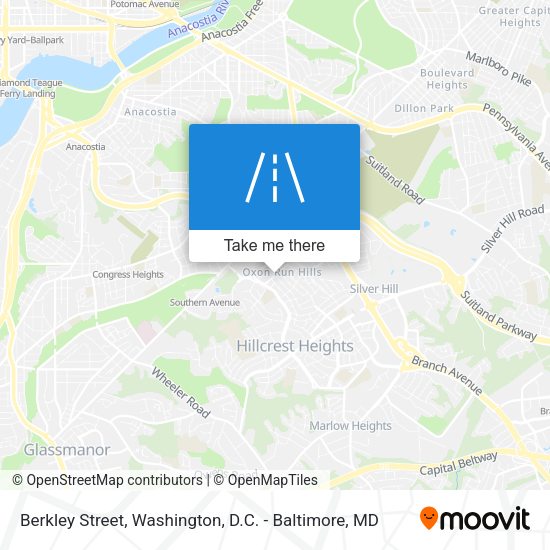 Berkley Street map