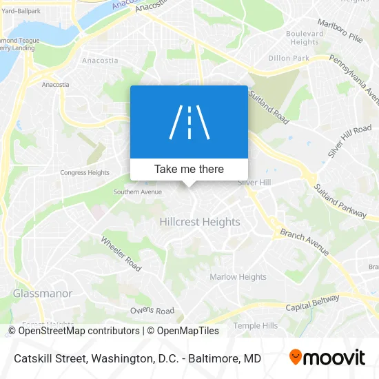 Catskill Street map