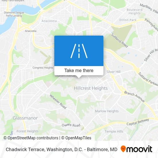 Chadwick Terrace map