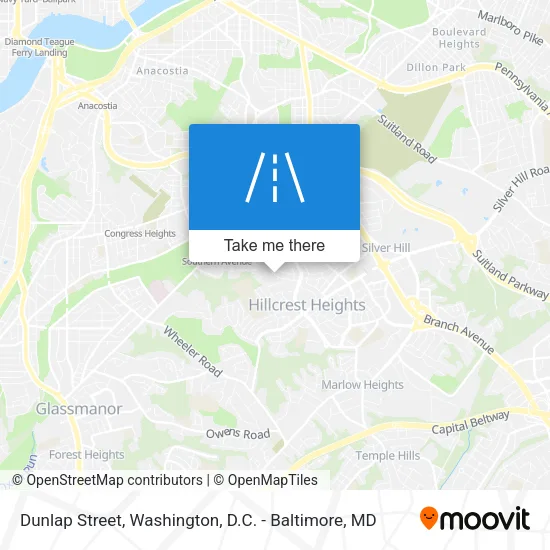 Dunlap Street map