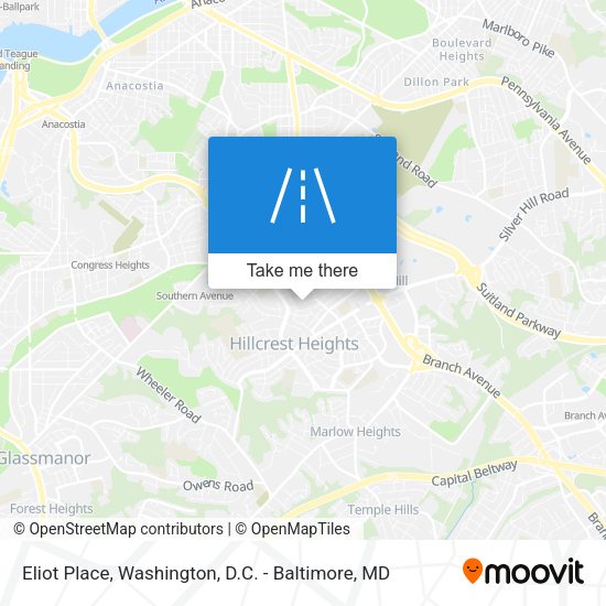 Eliot Place map