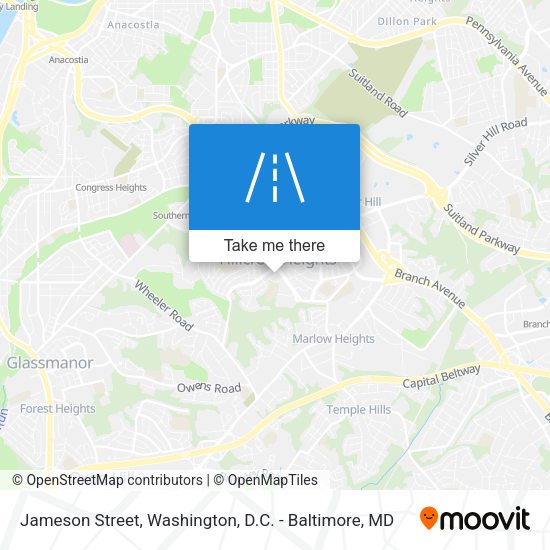 Mapa de Jameson Street