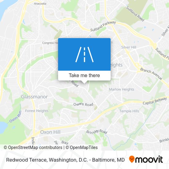 Redwood Terrace map
