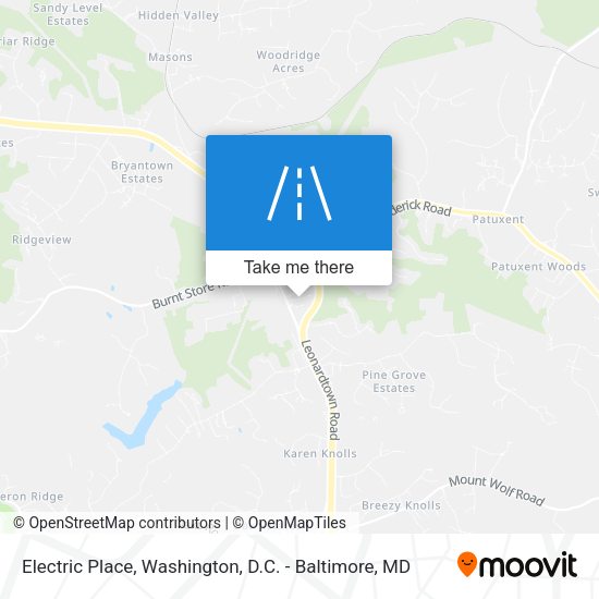 Mapa de Electric Place