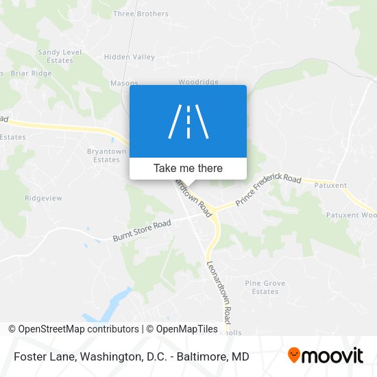 Foster Lane map