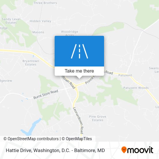 Mapa de Hattie Drive