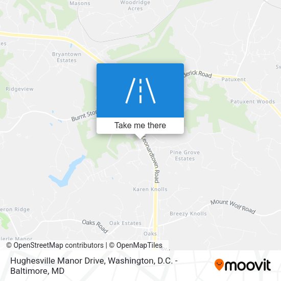 Mapa de Hughesville Manor Drive