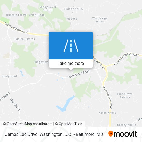Mapa de James Lee Drive