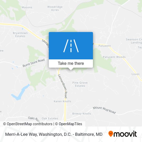 Mapa de Merri-A-Lee Way