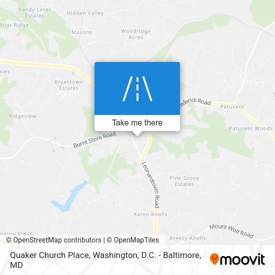Mapa de Quaker Church Place