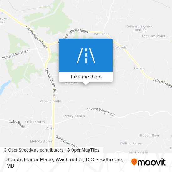Scouts Honor Place map