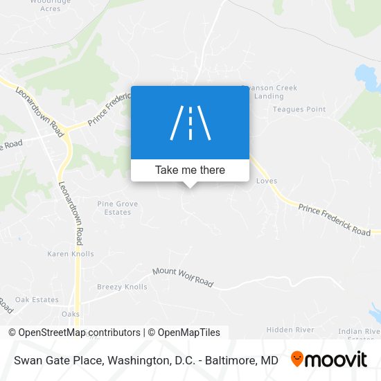 Mapa de Swan Gate Place