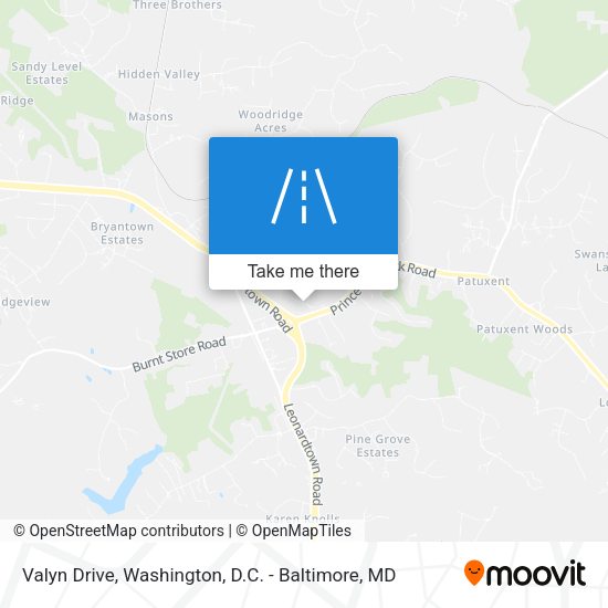 Valyn Drive map