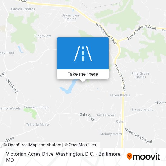 Mapa de Victorian Acres Drive