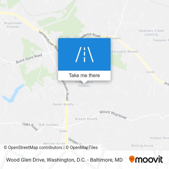 Wood Glen Drive map