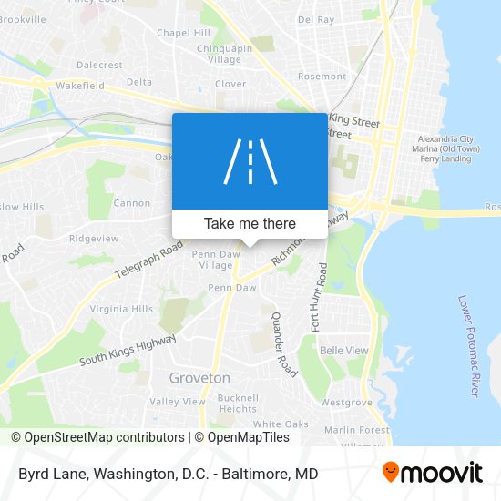 Mapa de Byrd Lane