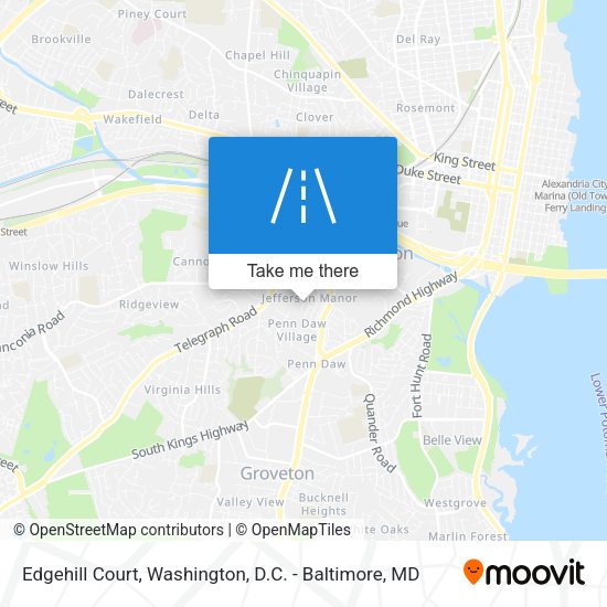 Edgehill Court map