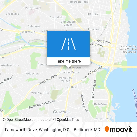 Farnsworth Drive map