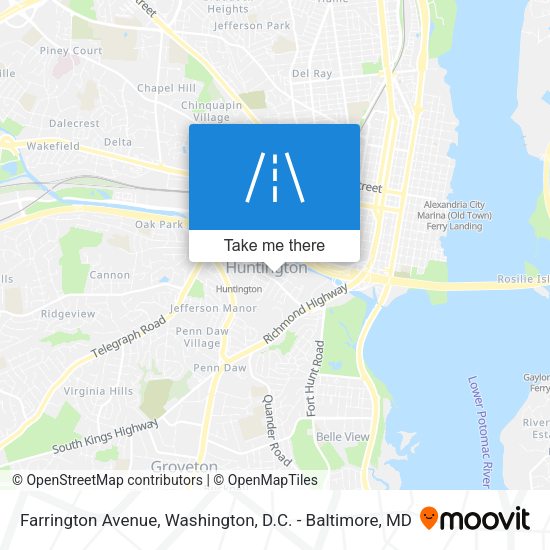 Mapa de Farrington Avenue