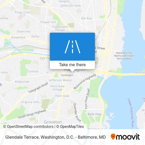 Glendale Terrace map