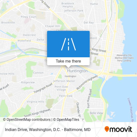 Indian Drive map