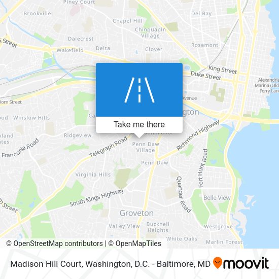 Madison Hill Court map