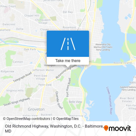 Old Richmond Highway map