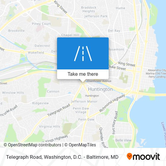 Mapa de Telegraph Road