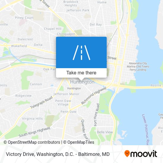 Victory Drive map
