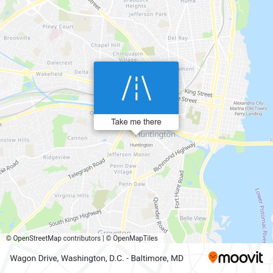 Mapa de Wagon Drive