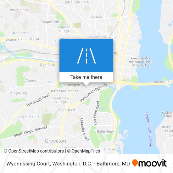 Mapa de Wyomissing Court