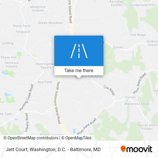 Jett Court map