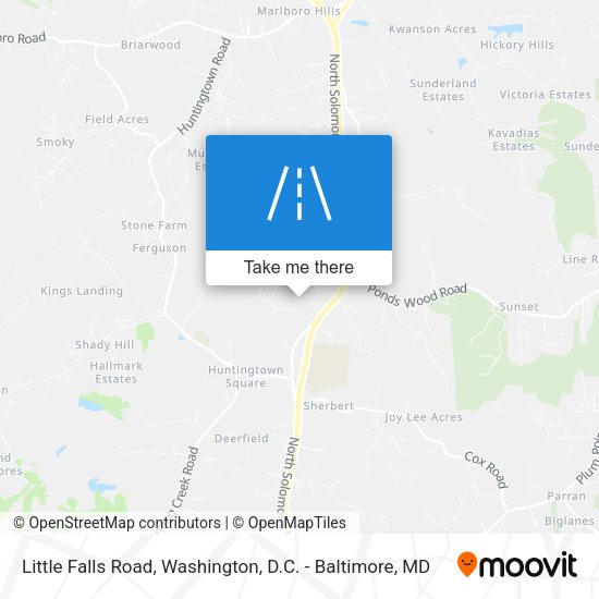 Mapa de Little Falls Road
