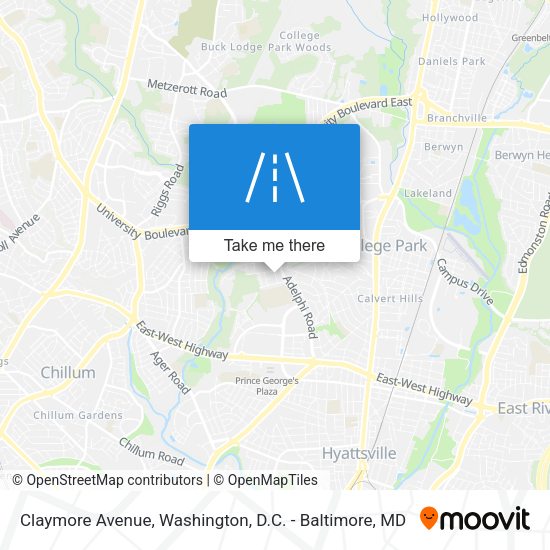 Claymore Avenue map