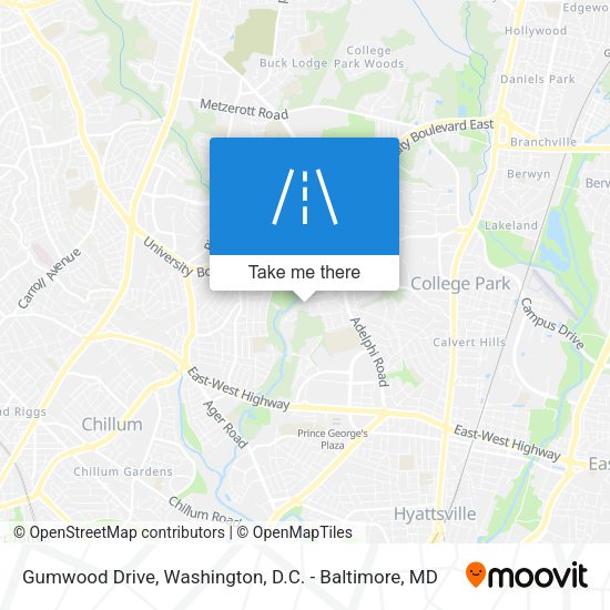 Mapa de Gumwood Drive