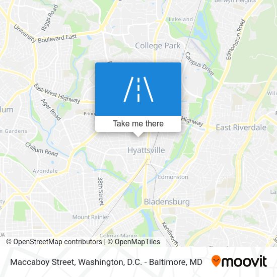 Maccaboy Street map
