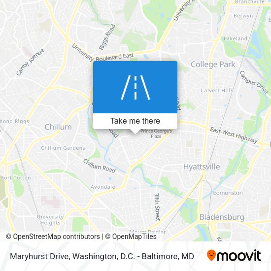 Maryhurst Drive map