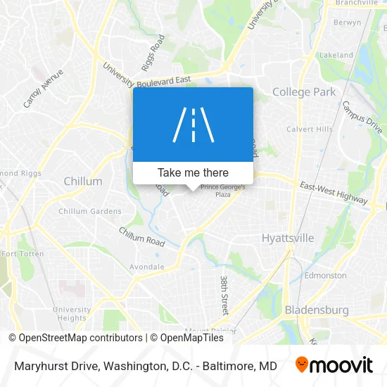 Maryhurst Drive map