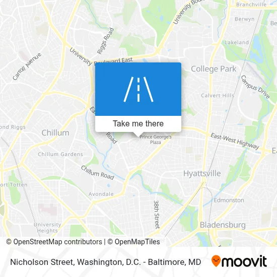 Nicholson Street map