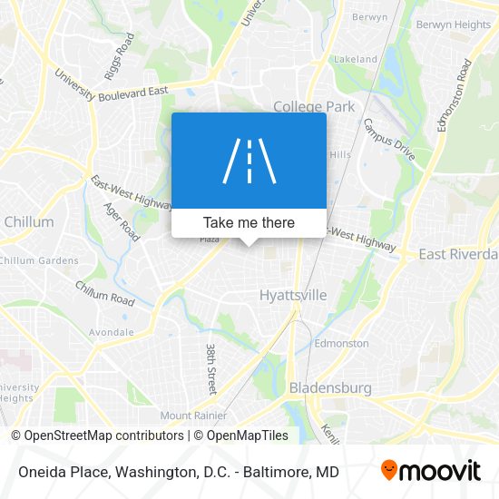 Mapa de Oneida Place