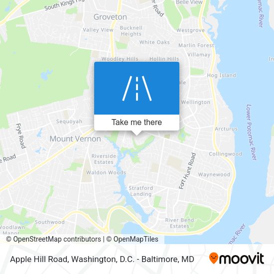 Apple Hill Road map