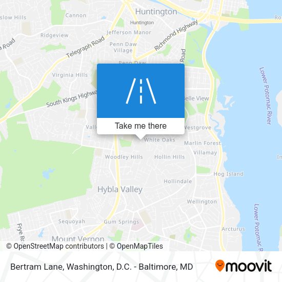 Bertram Lane map