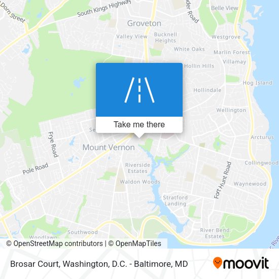 Brosar Court map