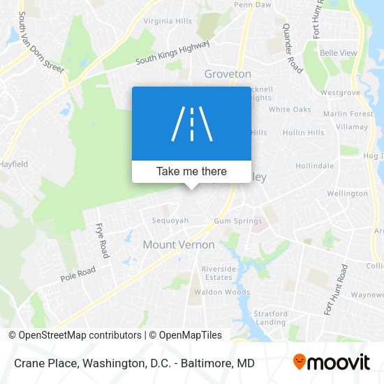 Crane Place map